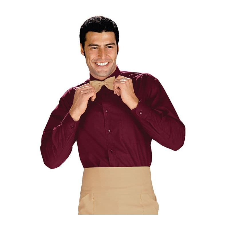 Chemise de Service manches longues Unisexe Camicia Isacco