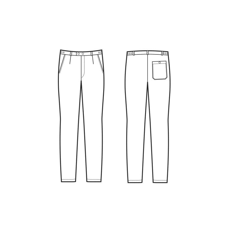 Pantalon de Cuisine Unisexe 064400 Isacco
