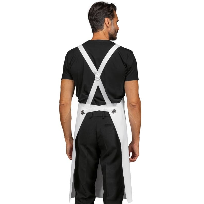 Tablier de Plonge Unisexe 091080 Blanc Isacco