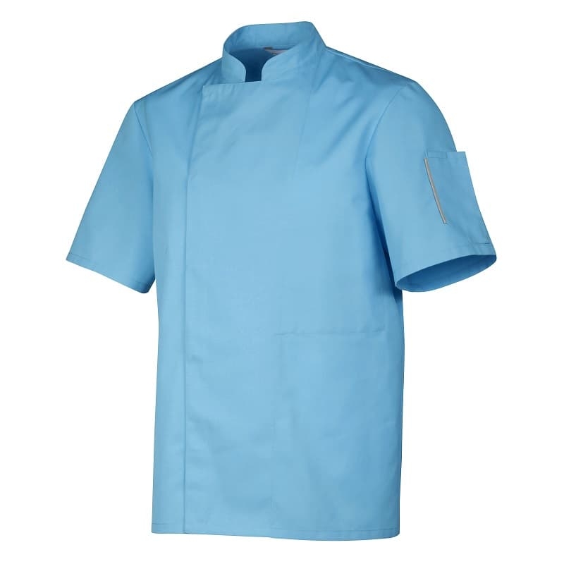 Veste de Cuisine Unisexe Nero Manches Courtes Robur