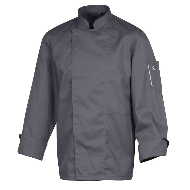 Veste de Cuisine Unisexe Nero Manches Longues Robur