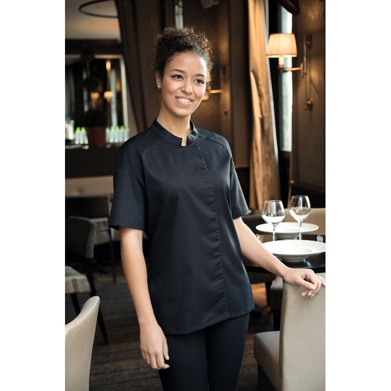 Veste de Cuisine Femme Cadix Manches Courtes Robur