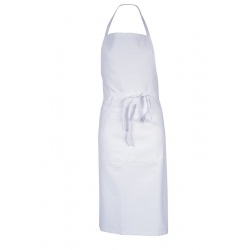 Tablier De Cuisine En Coton 100% Unisexe - Bleu - Avec Poche Et Sangles Réglables