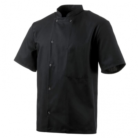 Veste de Cuisine Unisexe Inox Manches Courtes Robur