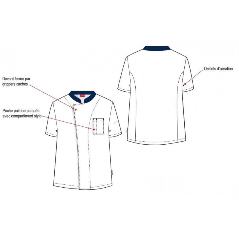 Veste de Cuisine Homme Turnip Lafont