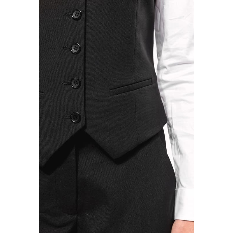 Gilet de Service Femme K502 Noir Kariban