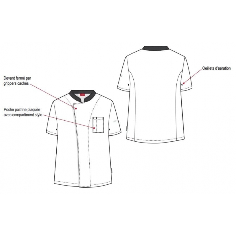 Veste de Cuisine Homme Turnip Lafont