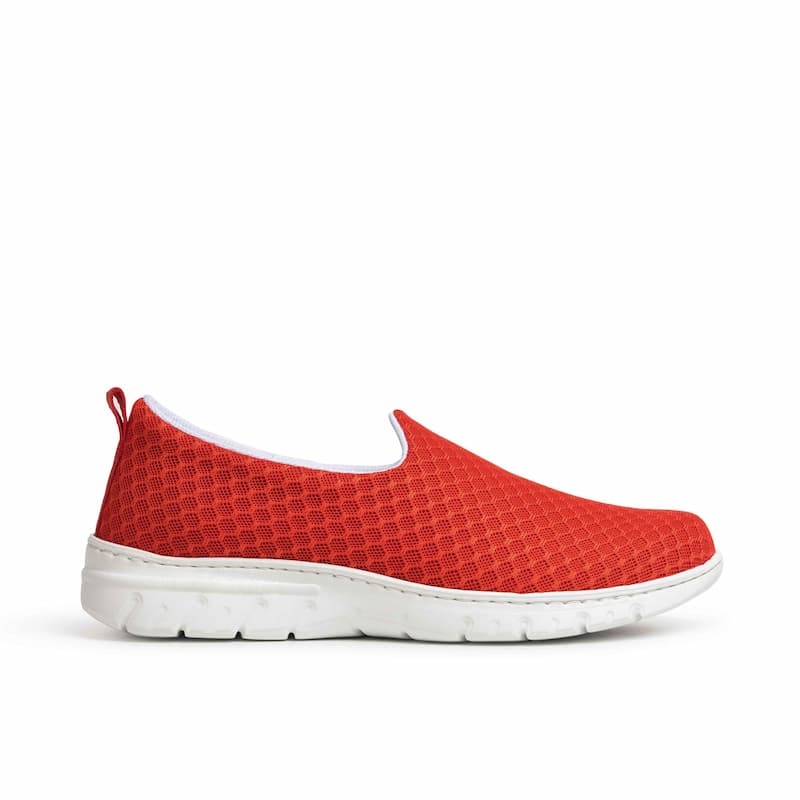 Chaussure de Cuisine Unisexe Valencia Plus Rouge Dian