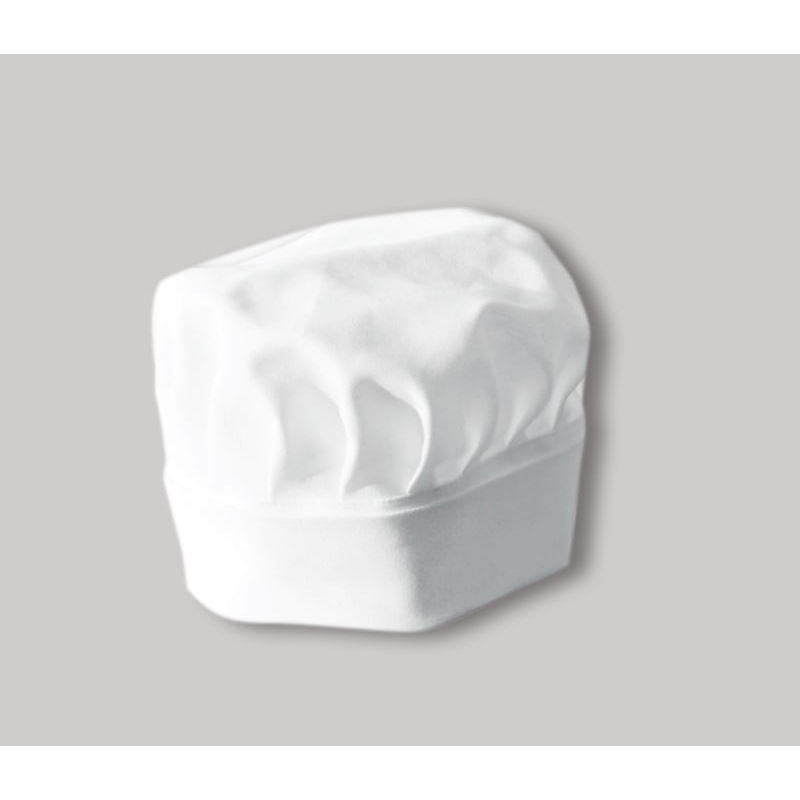 Toque de cuisinier en coton blanc prix mini LMA