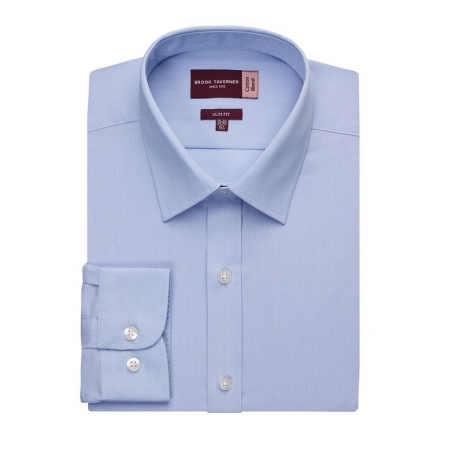 Chemise coton stretch coupe slim Pisa Brook Taverner