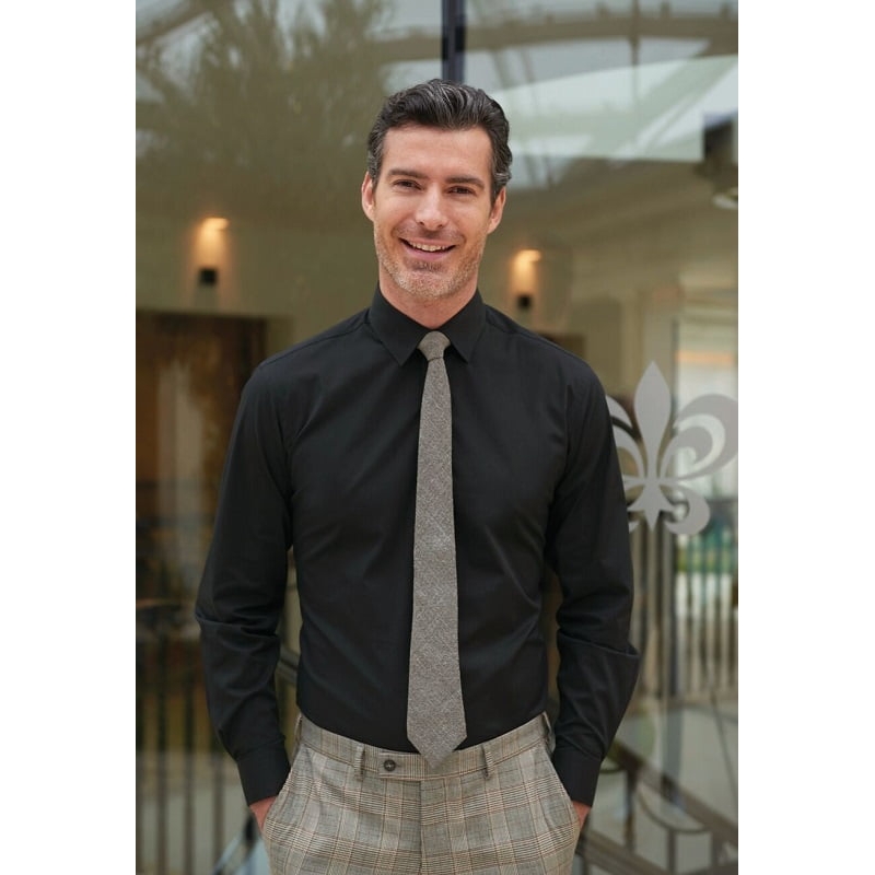 Chemise coton stretch coupe slim Pisa Brook Taverner