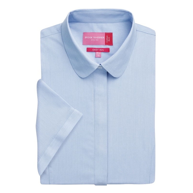Chemisier coton stretch manche courte Soave Brook Taverner