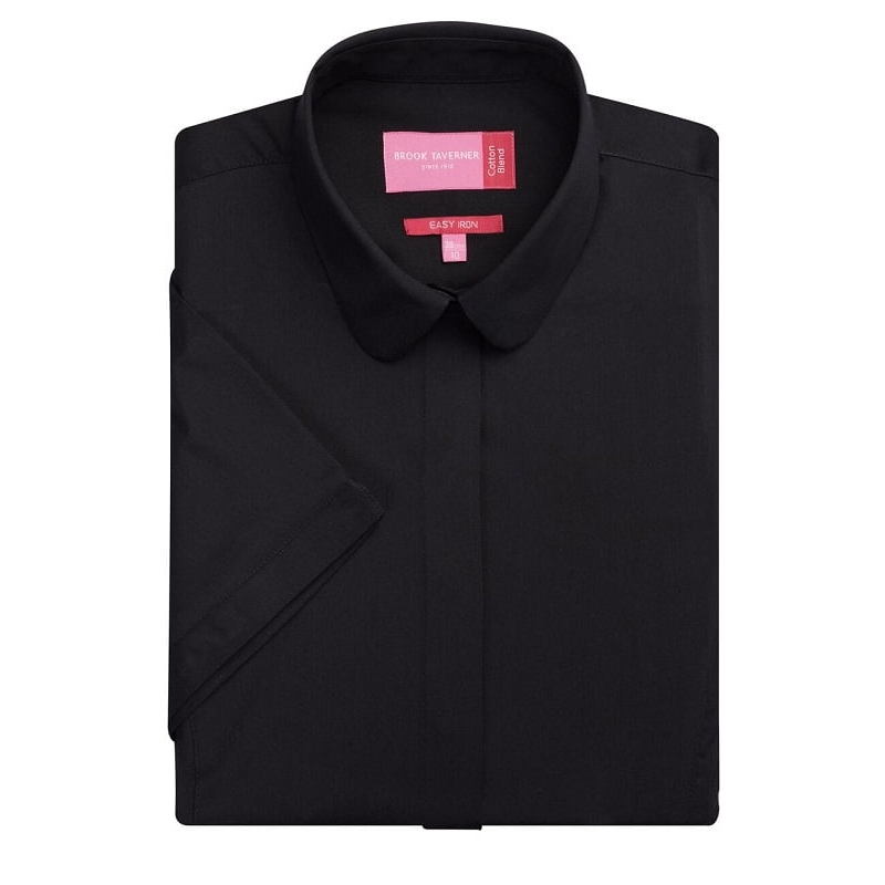 Chemisier coton stretch manche courte Soave Brook Taverner