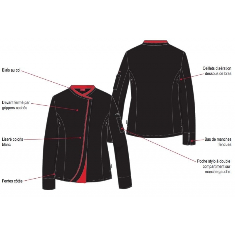 Veste de Cuisine Femme Saffron Lafont