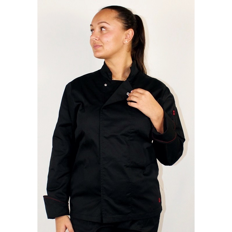 Veste de Cuisine Homme Passoire Noir LMA