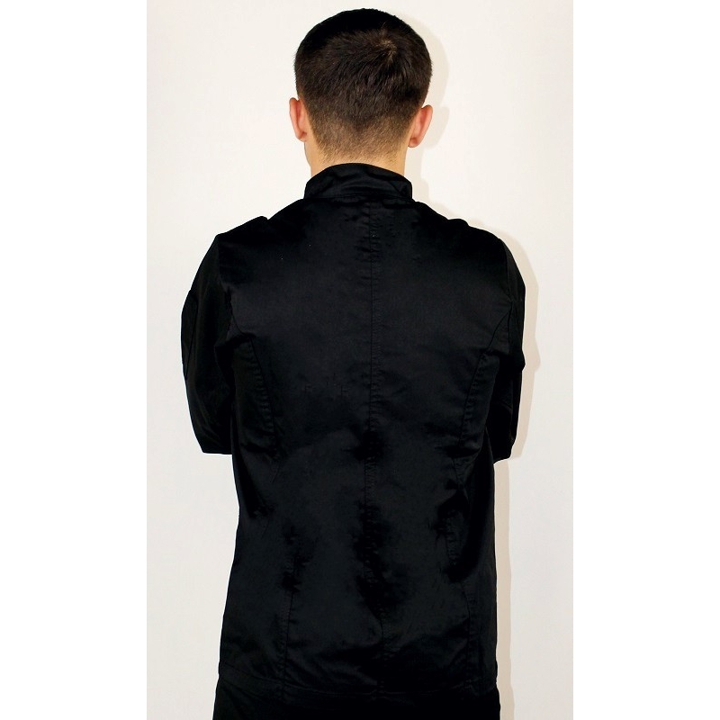 Veste de Cuisine Homme Passoire Noir LMA