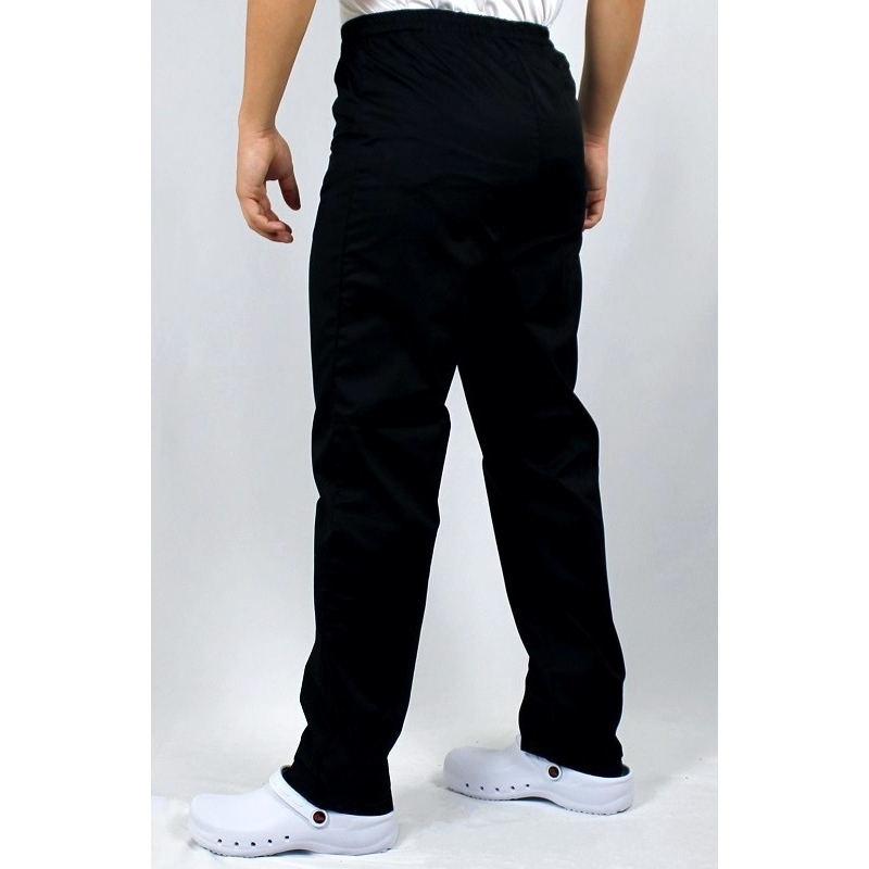 Pantalon de Cuisine Homme Major Noir LMA