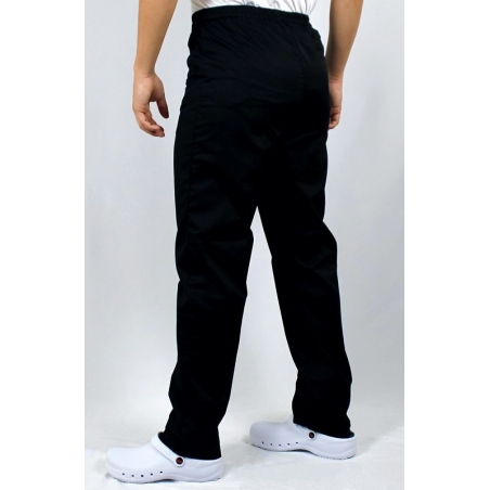 Pantalon de Cuisine Homme Major Noir LMA