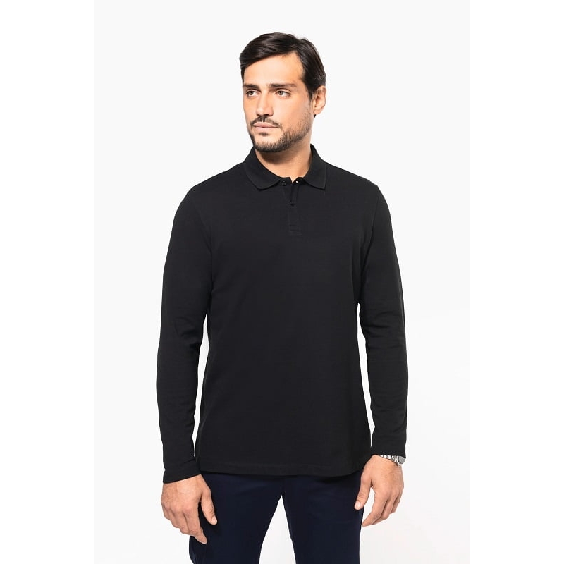 Polo homme manche longue Premium Supima PK202 Kariban