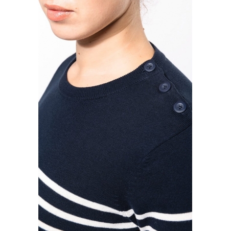 Pull marinière Femme K990 Kariban Pull marinière Femme K990 Kariban