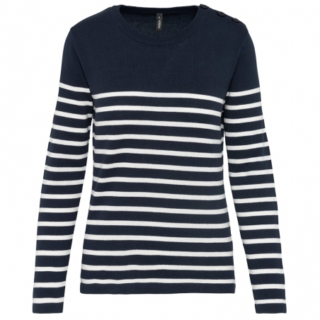 Pull marinière Femme K990 Kariban Pull marinière Femme K990 Kariban