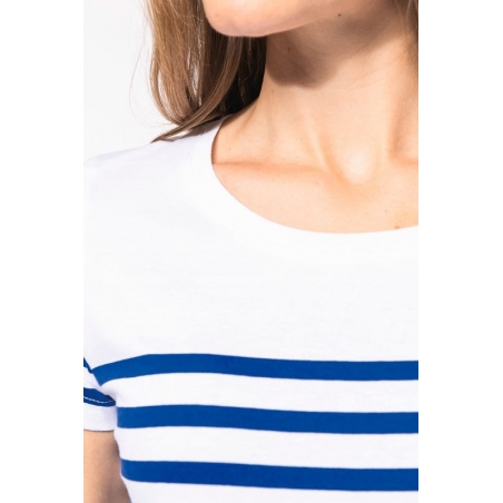 T-shirt marinière manches courtes Femme K3034 Kariban T-shirt marinière manches courtes Femme K3034 Kariban
