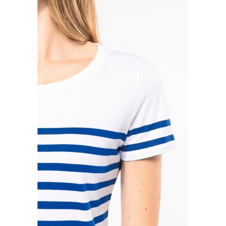 T-shirt marinière manches courtes Femme K3034 Kariban T-shirt marinière manches courtes Femme K3034 Kariban