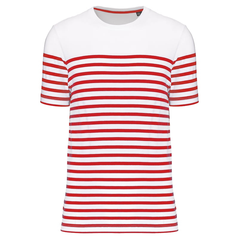 T-shirt marinière manches courtes Homme K3033 Kariban
