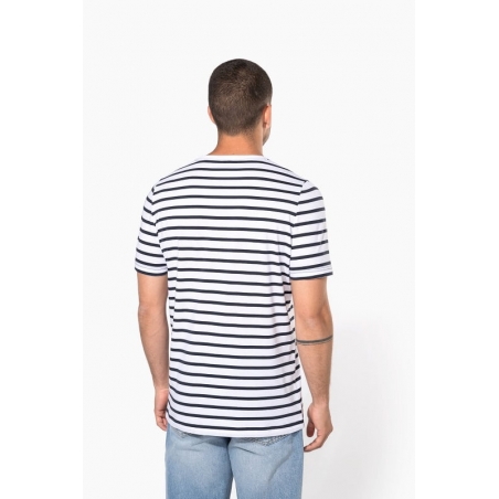 T-shirt marinière avec poches Homme K378 Kariban T-shirt marinière avec poches Homme K378 Kariban