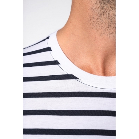 T-shirt marinière avec poches Homme K378 Kariban T-shirt marinière avec poches Homme K378 Kariban