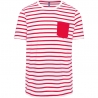 T-shirt marinière avec poches Homme K378 Kariban T-shirt marinière avec poches Homme K378 Kariban
