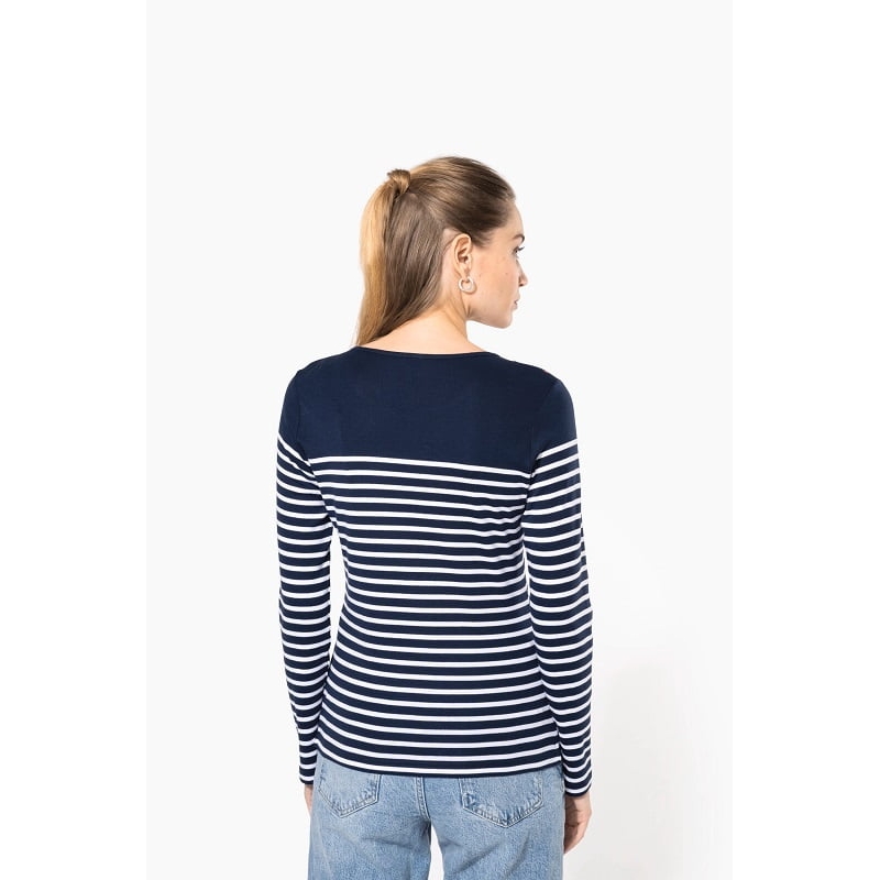 T-shirt marinière manches longues Femme K386 Kariban