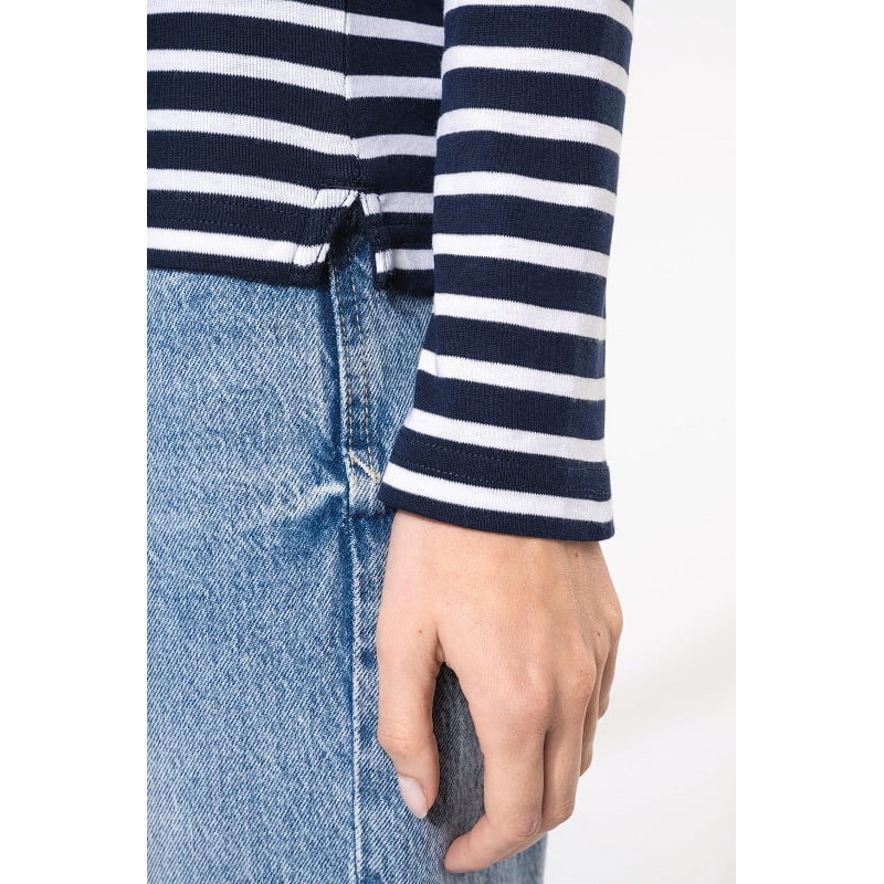 T-shirt marinière manches longues Femme K386 Kariban