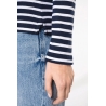 T-shirt marinière manches longues Femme K386 Kariban T-shirt marinière manches longues Femme K386 Kariban