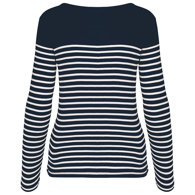 T-shirt marinière manches longues Femme K386 Kariban