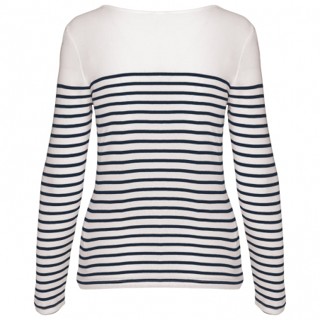 T-shirt marinière manches longues Femme K386 Kariban