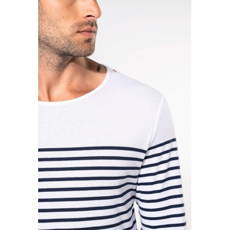 T-shirt marinière manches longues Homme K366 Kariban T-shirt marinière manches longues Homme K366 Kariban