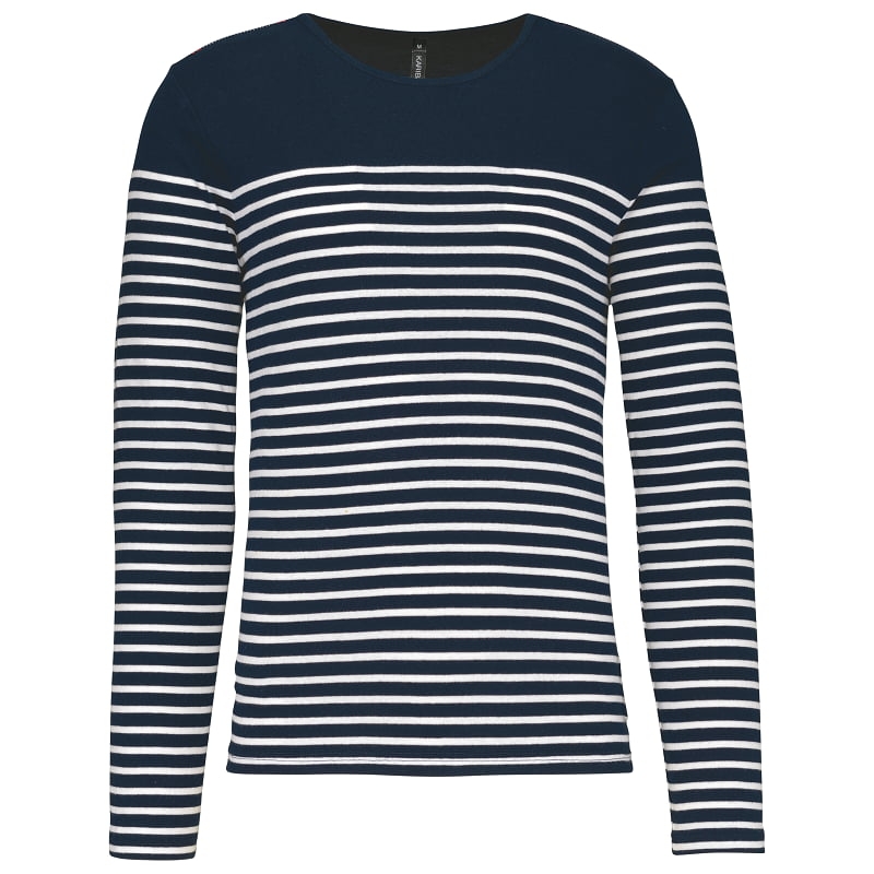 T-shirt marinière manches longues Homme K366 Kariban