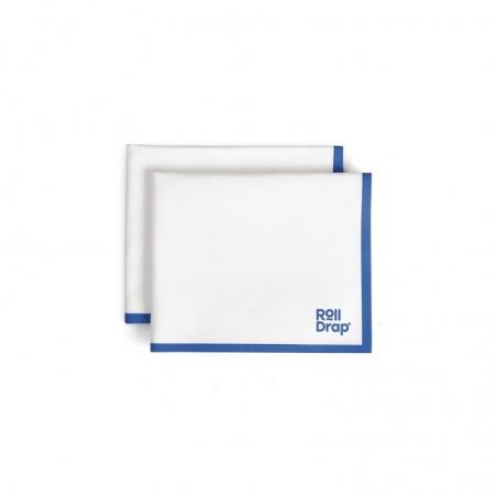 Rouleau de 10 torchons multi-usage liseré bleu Roll Drap Rouleau de 10 torchons multi-usage liseré bleu Roll Drap