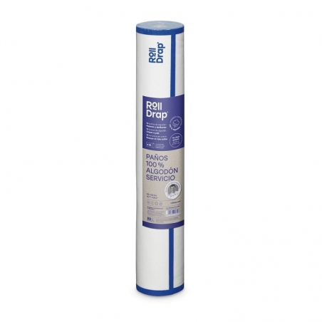 Rouleau de 10 torchons multi-usage liseré bleu Roll Drap Rouleau de 10 torchons multi-usage liseré bleu Roll Drap
