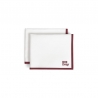 Rouleau de 10 torchons multi-usage liseré rouge Roll Drap Rouleau de 10 torchons multi-usage liseré rouge Roll Drap