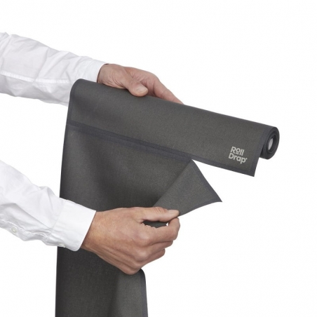 Rouleau de 10 torchons de service gris anthracite Roll Drap