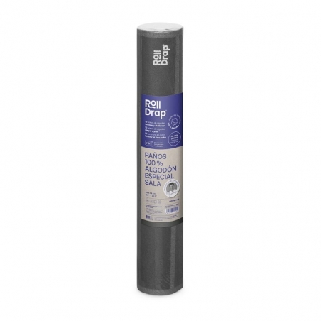 Rouleau de 10 torchons de service gris anthracite Roll Drap