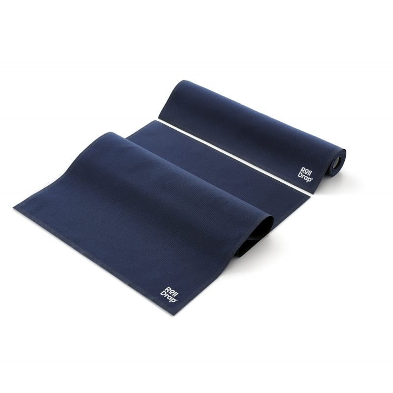 Rouleau de 10 torchons de service bleu petrole Roll Drap