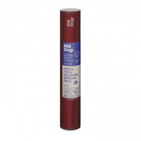 Rouleau de 10 torchons de service bordeaux Roll Drap