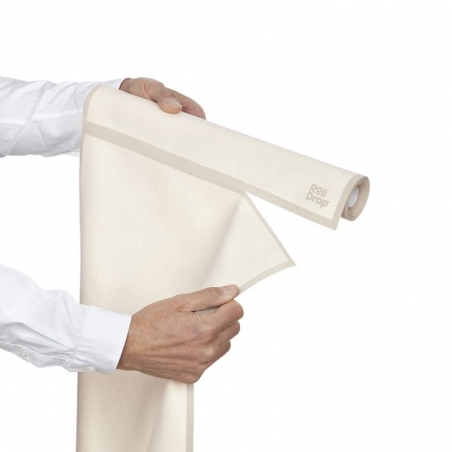 Rouleau de 10 torchons de service ecru Roll Drap