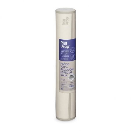 Rouleau de 10 torchons de service ecru Roll Drap