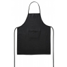 Tablier de cuisine avec bavette et poche noir Roll Drap Tablier de cuisine avec bavette et poche noir Roll Drap