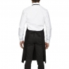 Tablier de cuisine avec bavette et poche noir Roll Drap Tablier de cuisine avec bavette et poche noir Roll Drap