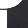 Tablier de cuisine avec bavette et poche noir Roll Drap Tablier de cuisine avec bavette et poche noir Roll Drap